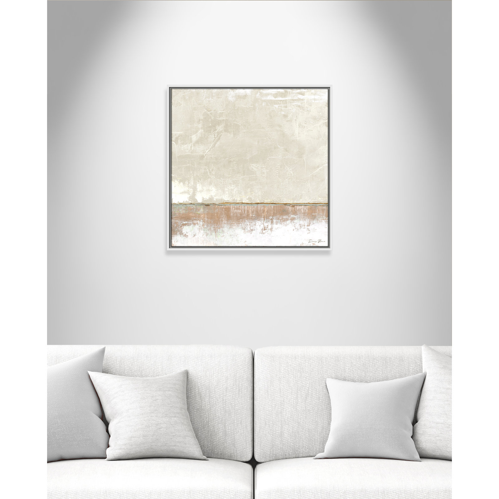 Delevan "Better Days II" Print, 25.5" H x 25.5" W, White