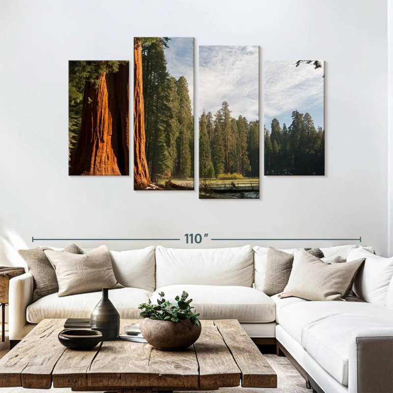 Harnek Kings Canyon Sequoia Trees, 54'' H x 84'' W