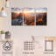 Ensemble de 3 panneaux - Stefan Hefele «Grand Canyon Rise», art mural sur toile pour le salon, la chambre à coucher ou le bureau 