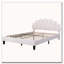 Lit plateforme tapissier avec tête de lit en velours à motif floral-1508678110-1508678083