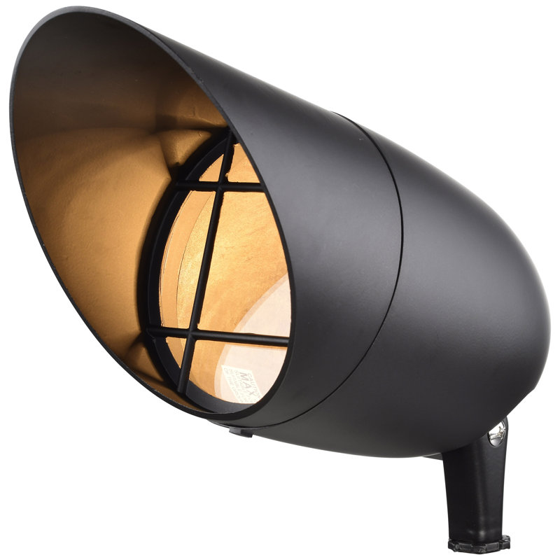 Projecteur en métal foncé bronze