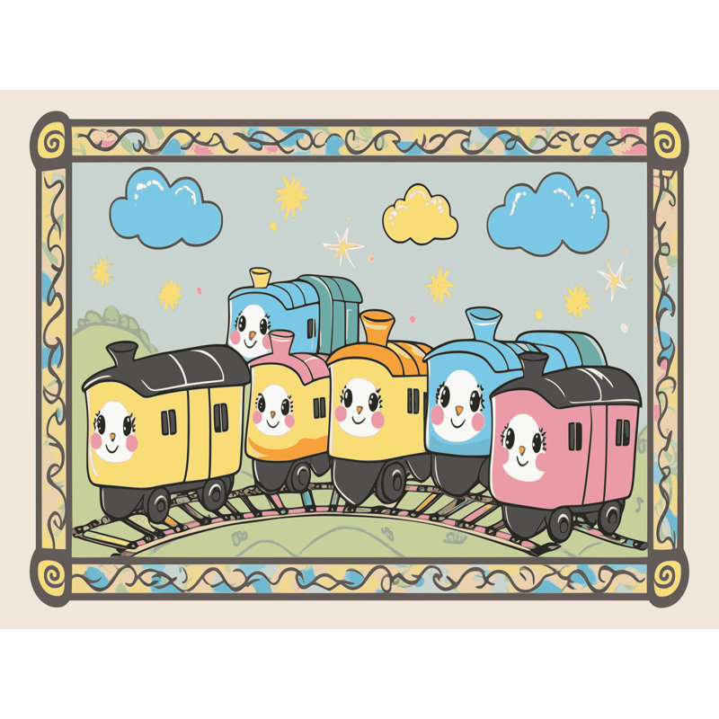 Tapis pour enfants East Urban Home, Rectangulaire 8 pi x 12 pi