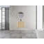 Meuble-lavabo mural avec lavabo en céramique blanche et porte à fermeture en douceur, emballage KD-753716609-753716611