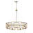 Compson 8-Light Chandelier in Brushed Champagne Bronze with Clear Glass