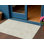 3' X 5' Ivory And Beige Floral Washable Indoor Outdoor Area Rug