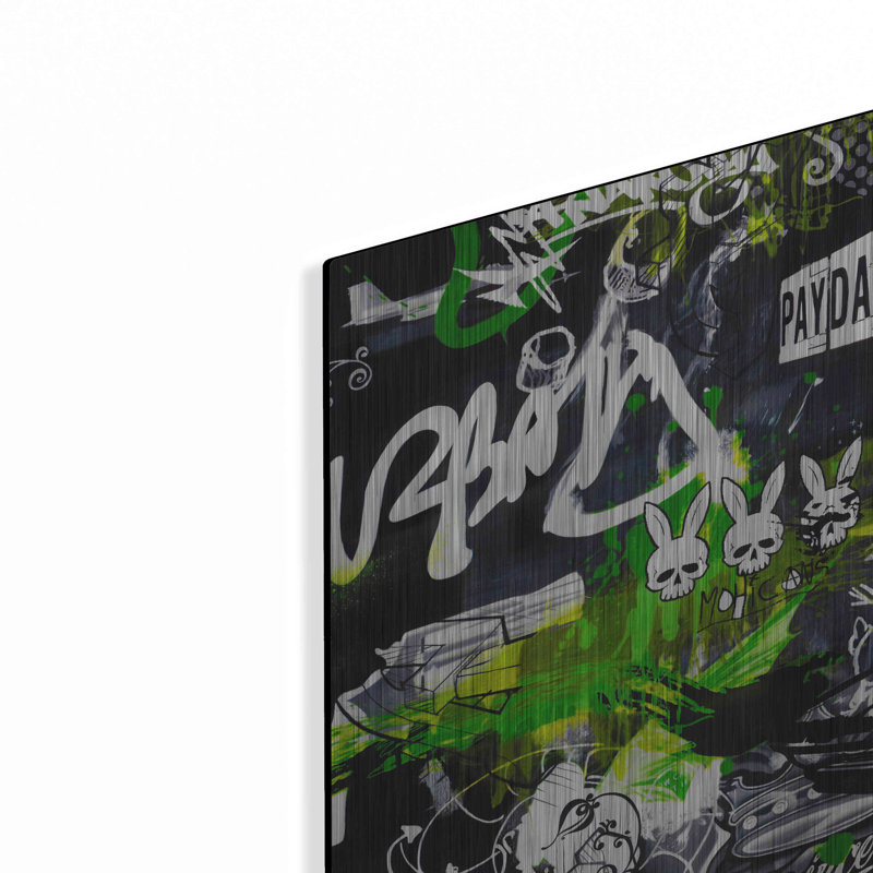Art mural en métal «Latitude Run®» par Sublime, H 12 po x l 12 po