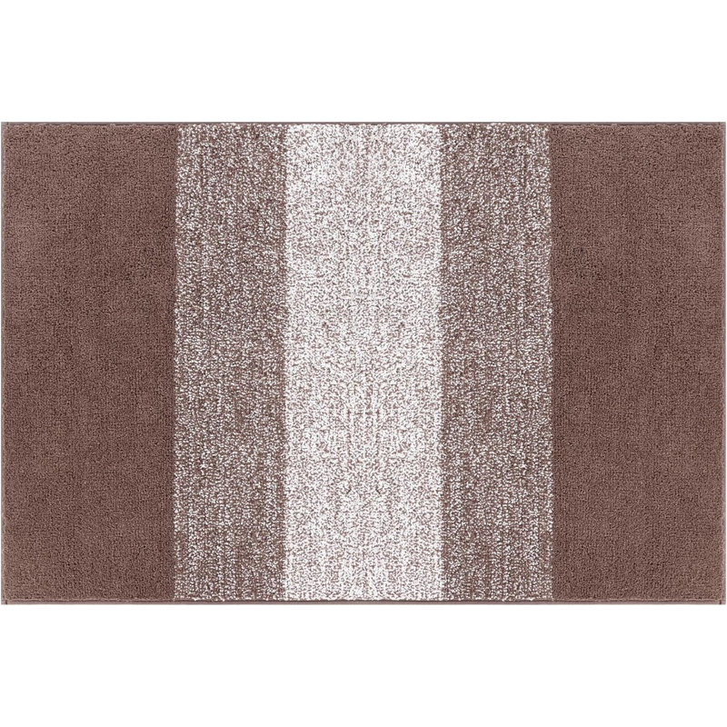 Tapis d'entrée antidérapant pour porte d'entrée, Brun, L 36 po x L 59 po