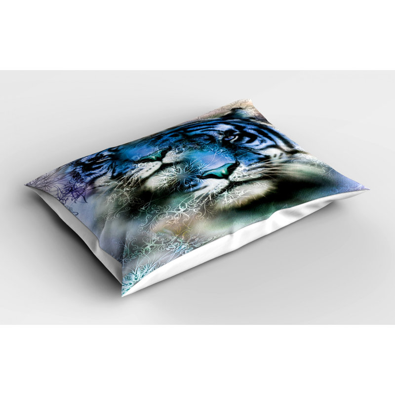 Tiger Polyester Sham Set, Twin