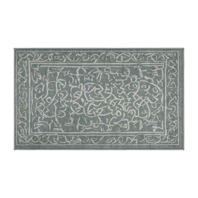 Tapis gris lavable à la machine