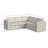 Lockheart 5 Piece L Shaped Square Arm Modular Upholstered Corner Sectional-126757366