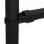Reinhild 199.9996cm H x 360cm W Black Metal Fence Panels