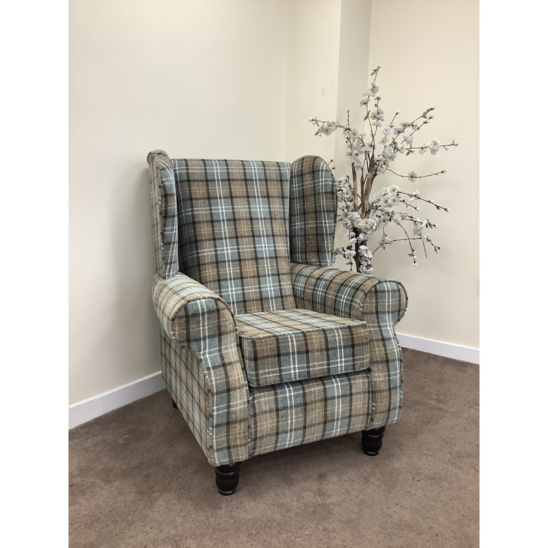 Northampt Upholstered Armchair, Green