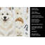 Serviette de cuisine crème Samoyed Coffee Bar-1234934756