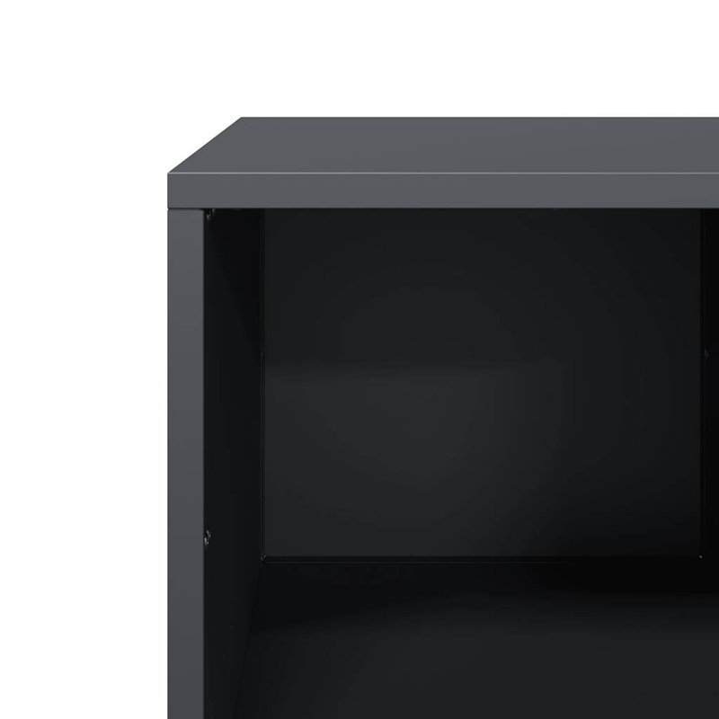 Alizai Coffee Table with Storage, Anthracite