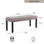 Syne Linen Upholstered Bench-2033868420