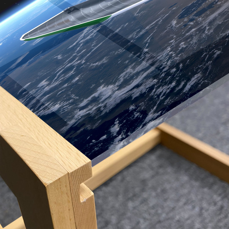 Janayshia Sled Coffee Table, 90cm H x 62cm W x 40cm D