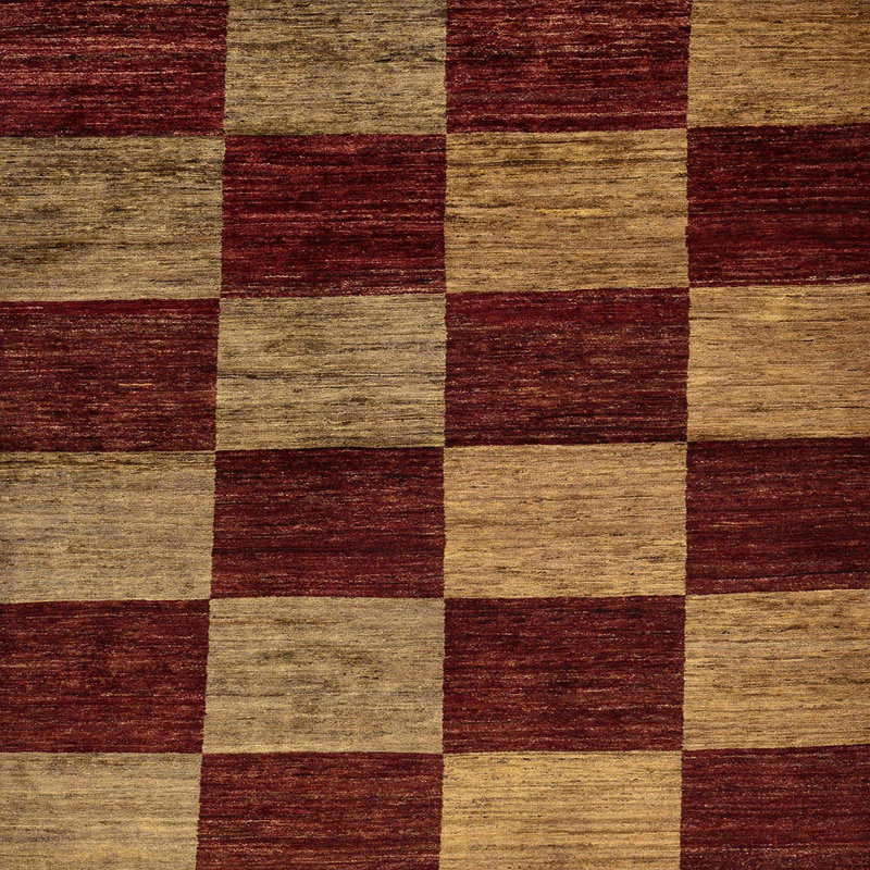 Tapis abstrait moderne 70, Carré 8 pi