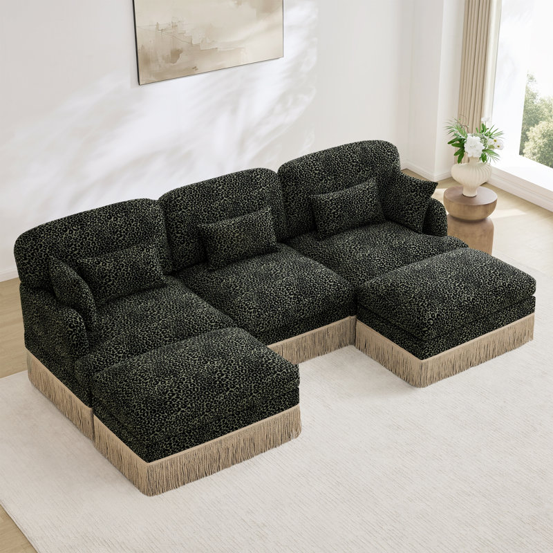 Canapé Comfy, H 34,6 po x l 100,3 po x l 55,4 po, Vert