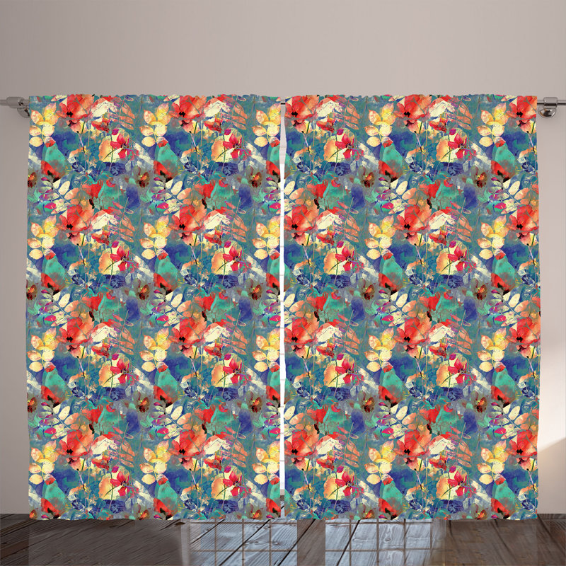 Semi Sheer Curtain Pair