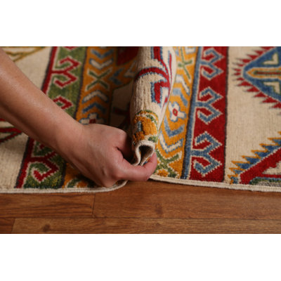 One-of-a-Kind 8'3'' x 9'10'' New Age Rectangle Wool Area Rug in Ivory
