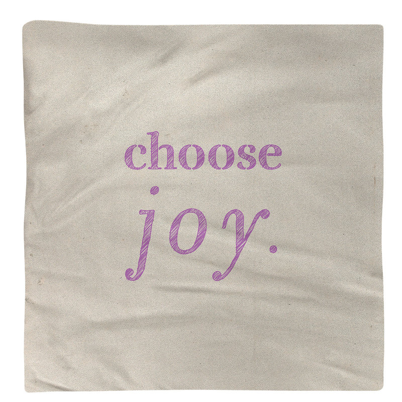 Polyester, Cotton No Pattern Square Napkin, White/Violet, Polyester, 22" L x 22" W