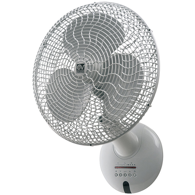 Oscillating Wall Mounted Fan, 60 cm H x 33.5 cm W x 35.5 cm D