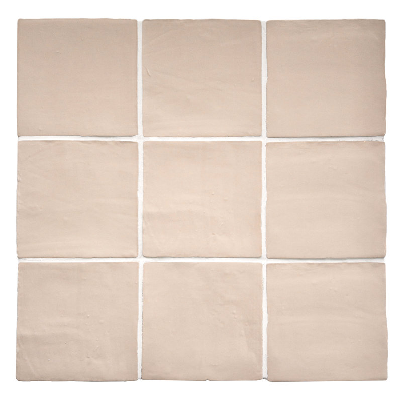 Carreau de céramique biseauté 5 po x 5 po Harper, Beige