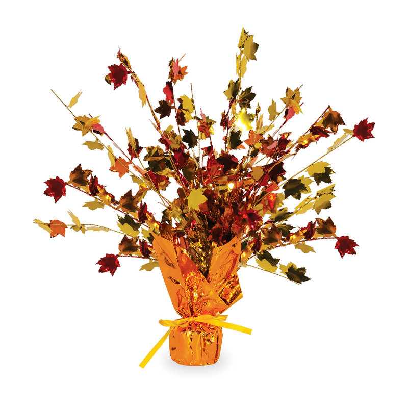 Centre de table Fall Leaves Gleam 'N Burst