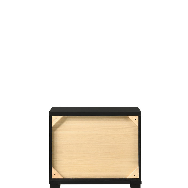 Table de chevet avec rangement spacieux et design moderne pour les essentiels de chambre à coucher