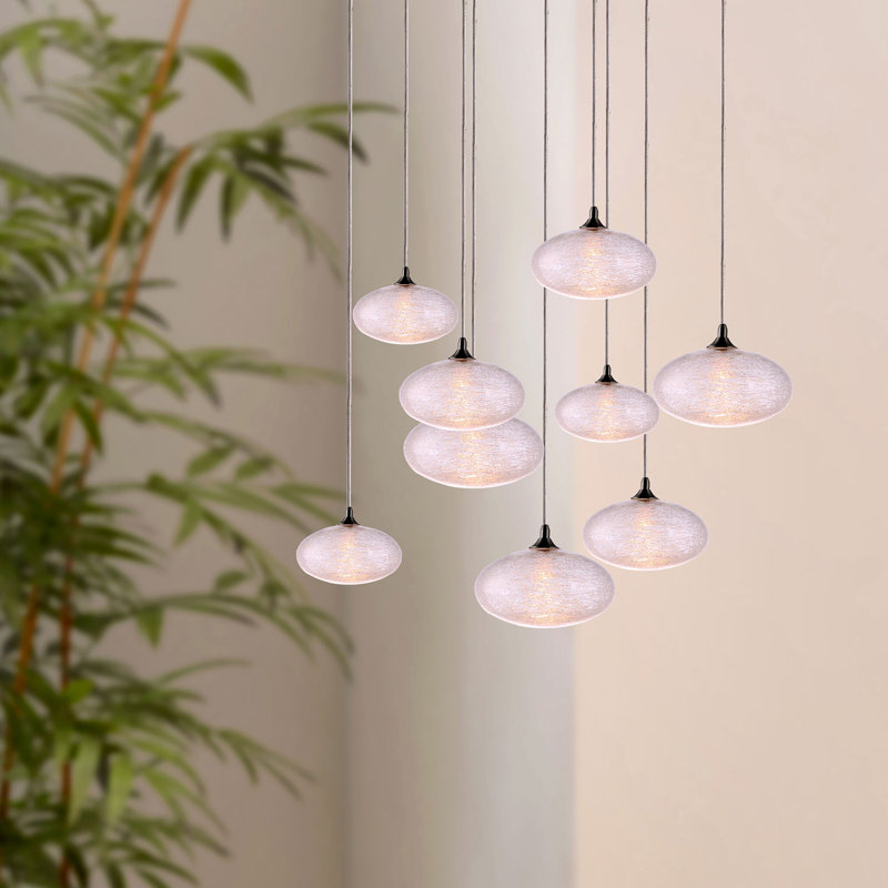Alvie 9 - Light Cluster Pendant, Chrome