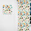 Motif à pois multicolore vibrant IV - rideau abstrait - rideau obscurcissant - 1 panneau-107595677