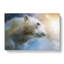 Mystical Polar Bear In Abstract - Wrapped Canvas-55311165