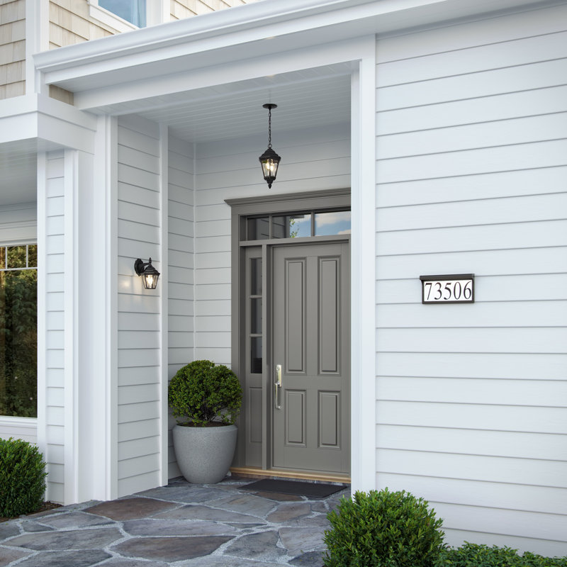 Brookwood Rectangle Wall Plaque, Black