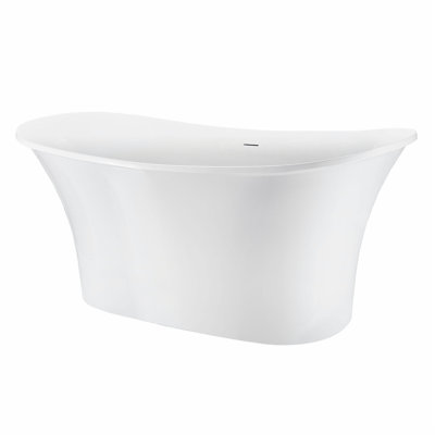 66.93'' x 30.71'' Freestanding Soaking Acrylic Bathtub