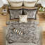 Ensemble d'édredon 12 pièces avec draps en coton noir très grand californien, confort et style-119313550-119313548