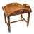 Round Teak Folding Outdoor Dining Table , 36'' in. W 30'' in. D