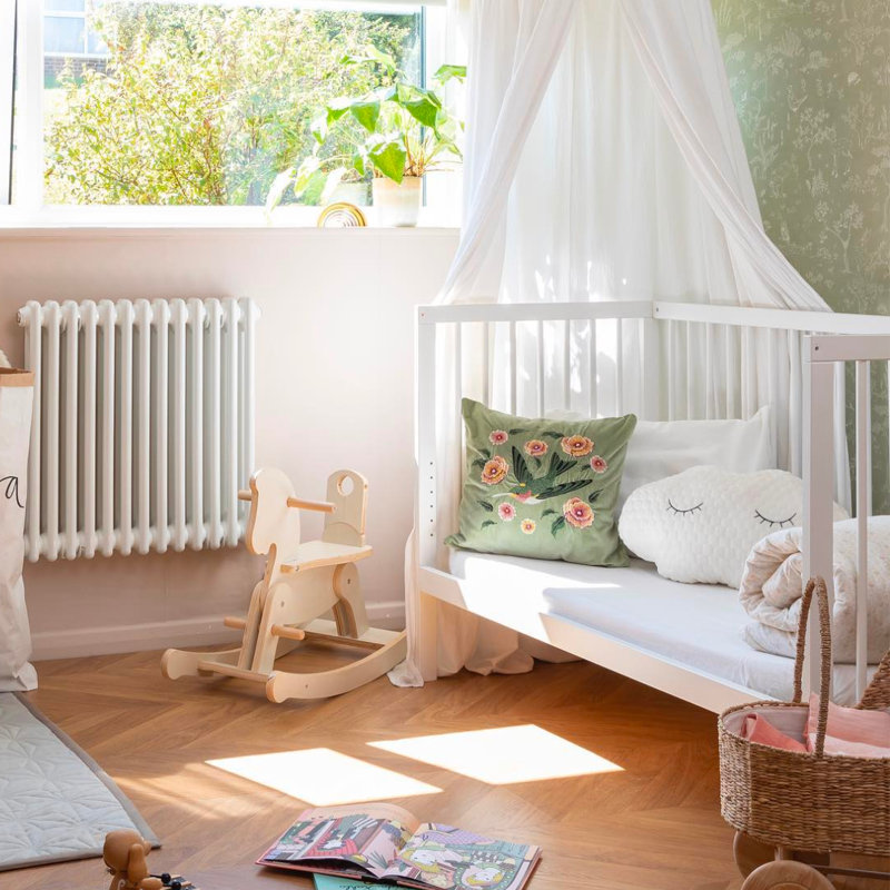 Mini Cot Bed, White