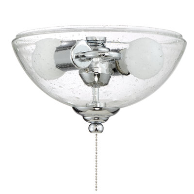 Universal Bowl Light Kit 10.75'' 2 - Light Bowl Ceiling Fan Light Kit