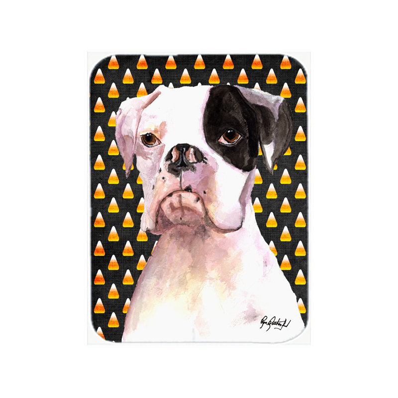Planche à découper en verre boxer cooper cooper caroline Halloween Candy Corn
