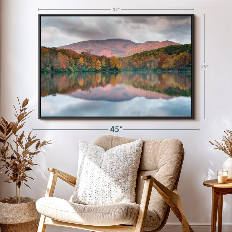 Impression sur toile Freidin Blue Ridge Parkway, H 29 po x l 43 po