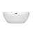 Rebecca 60'' x 32'' Soaking Acrylic Bathtub-50480683