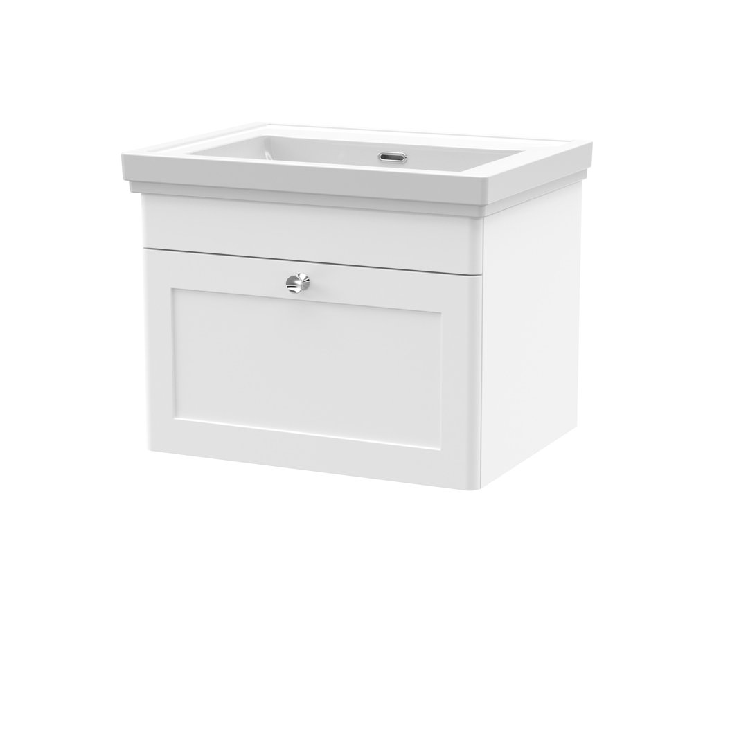 Classique 630 mm Single Vanity with Drop In Basin - Image 3