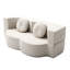 Lit simple pliant 2 en 1, futon kaki pour espaces limités, sans assemblage, convertible, salon rembourré en mousse, appartement,