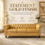 Canapé Chesterfield 3 places 84,65 po Aurelia-1814288482