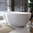 68.9'' x 29.5'' Freestanding Soaking Solid Surface Bathtub