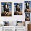 «Black White Horse Stallions Force», art mural sur toile-1676125657-1676125649
