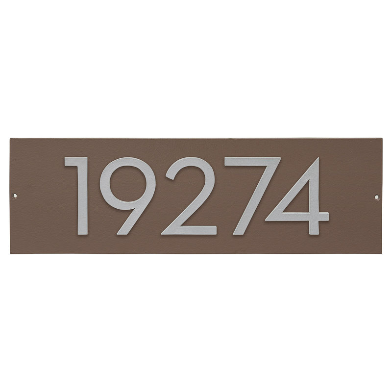 Rectangle Wall Plaque, Sand/Silver, Yes