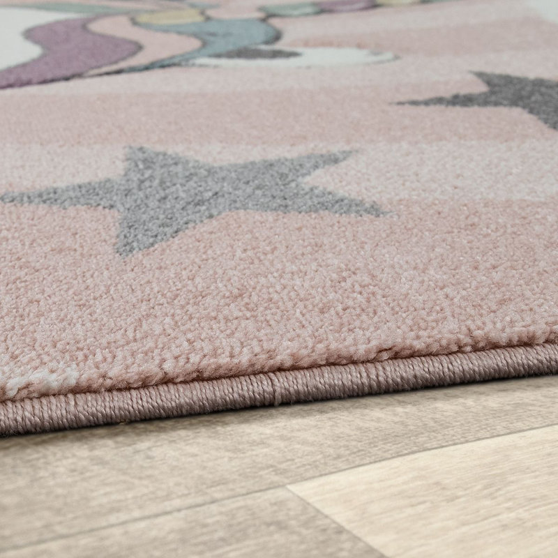 Tapis rose Rockridge, Rectangle 5 pi 3 po x 7 pi 7 po