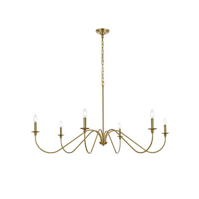 Sherree 6-Light Dimmable Chandelier 