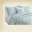 Cotton Embroidered Bedding Sets Aqua Coastal Style King Size